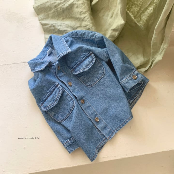 Mimi Market - Korean Baby Fashion - #babyboutiqueclothing - Miu Denim Shirt - 6