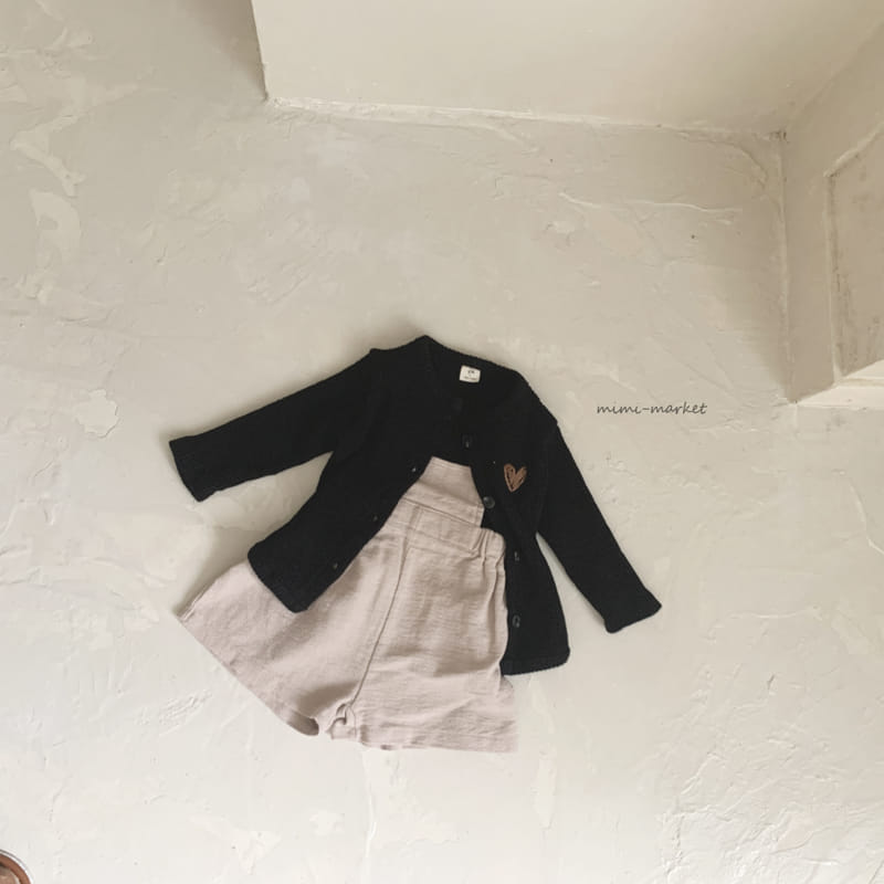 Mimi Market - Korean Baby Fashion - #babyfashion - Heart Cardigan