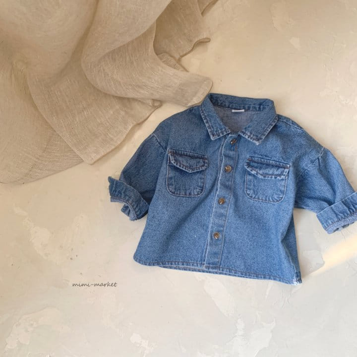 Mimi Market - Korean Baby Fashion - #babyfever - Miu Denim Shirt - 9