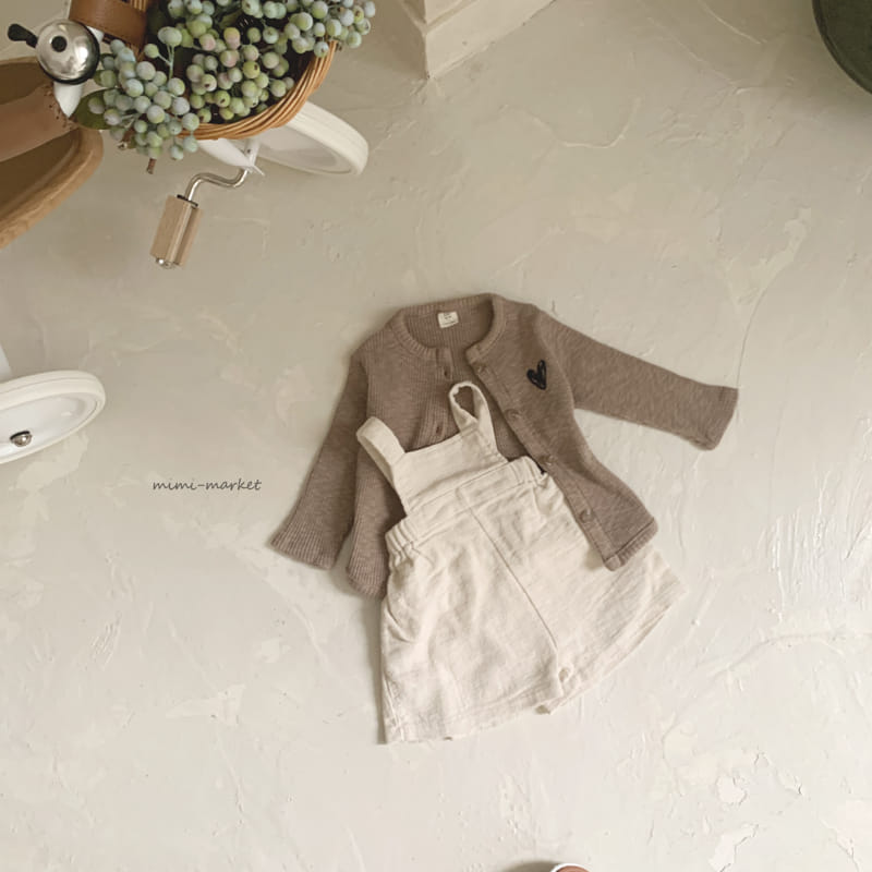 Mimi Market - Korean Baby Fashion - #babygirlfashion - Heart Cardigan - 3