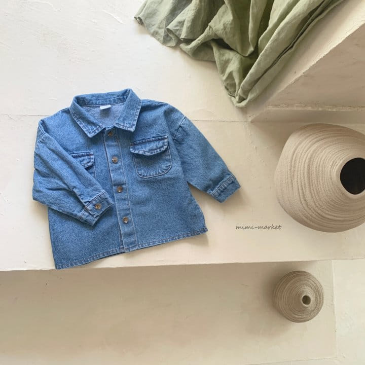 Mimi Market - Korean Baby Fashion - #babygirlfashion - Miu Denim Shirt - 10