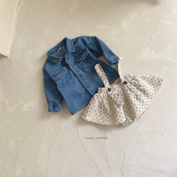 Mimi Market - Korean Baby Fashion - #babylifestyle - Miu Denim Shirt - 11