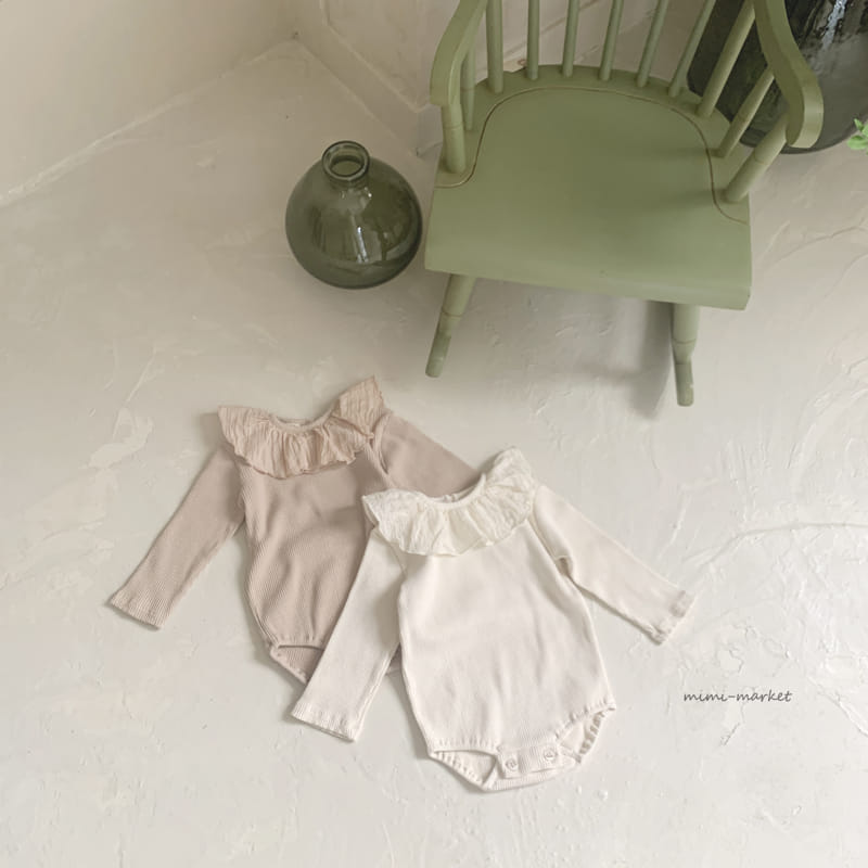 Mimi Market - Korean Baby Fashion - #babyootd - Collar Bodysuit - 5