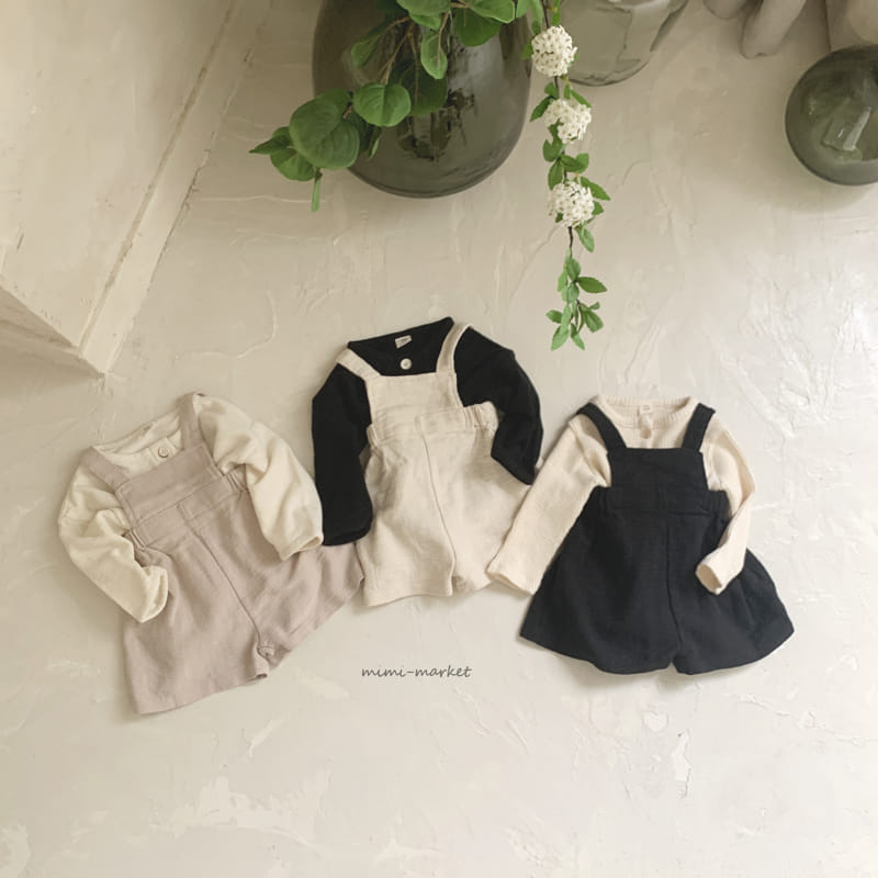 Mimi Market - Korean Baby Fashion - #babyoutfit - Mu Dungarees - 8