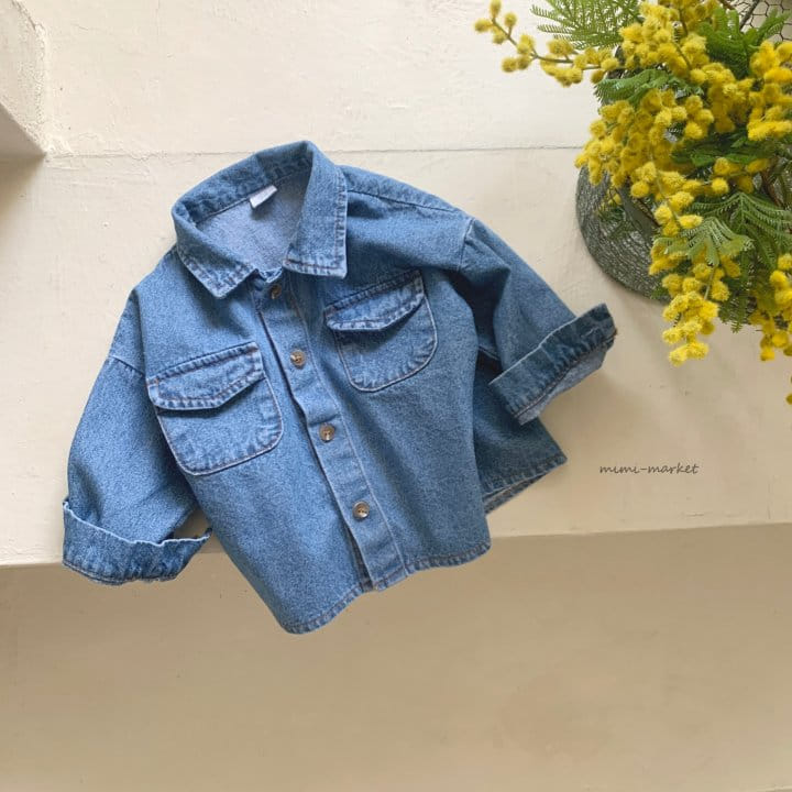 Mimi Market - Korean Baby Fashion - #babywear - Miu Denim Shirt