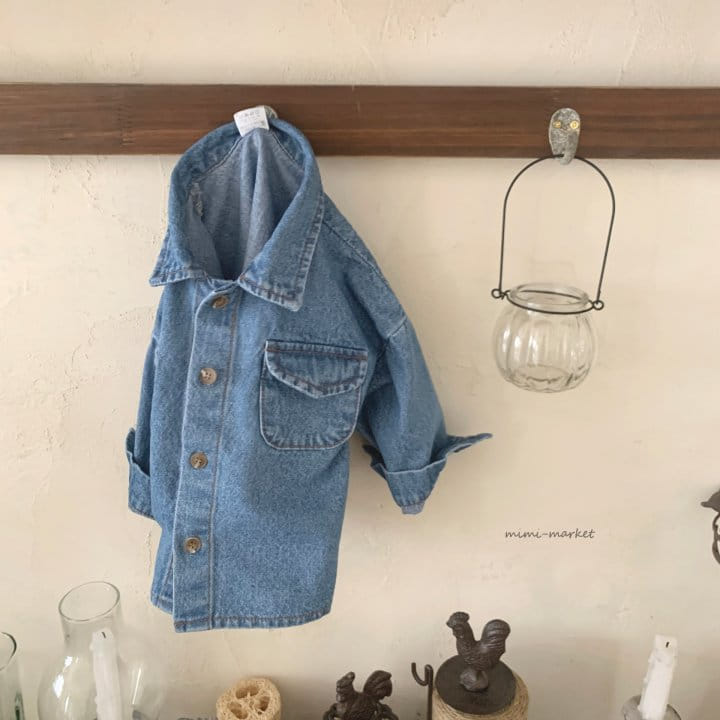 Mimi Market - Korean Baby Fashion - #onlinebabyboutique - Miu Denim Shirt - 2