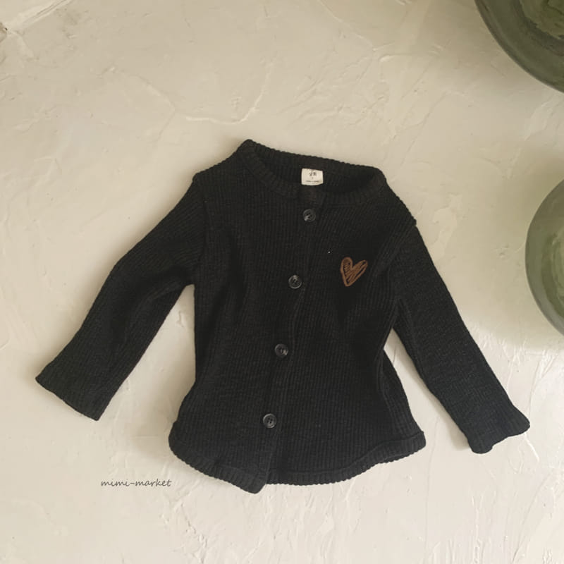 Mimi Market - Korean Baby Fashion - #onlinebabyshop - Heart Cardigan - 11