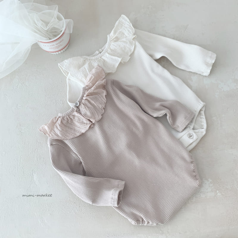 Mimi Market - Korean Baby Fashion - #onlinebabyshop - Collar Bodysuit - 10