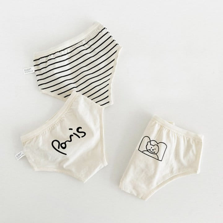 Miso - Korean Children Fashion - #Kfashion4kids - Paris Underwear Set - 6