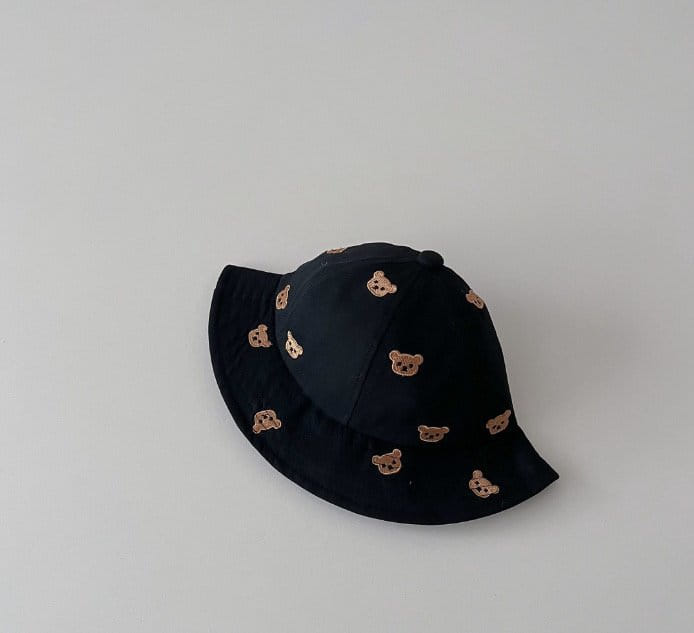 Miso - Korean Children Fashion - #Kfashion4kids - Small Bear Bucket Hat 46~48cm - 3