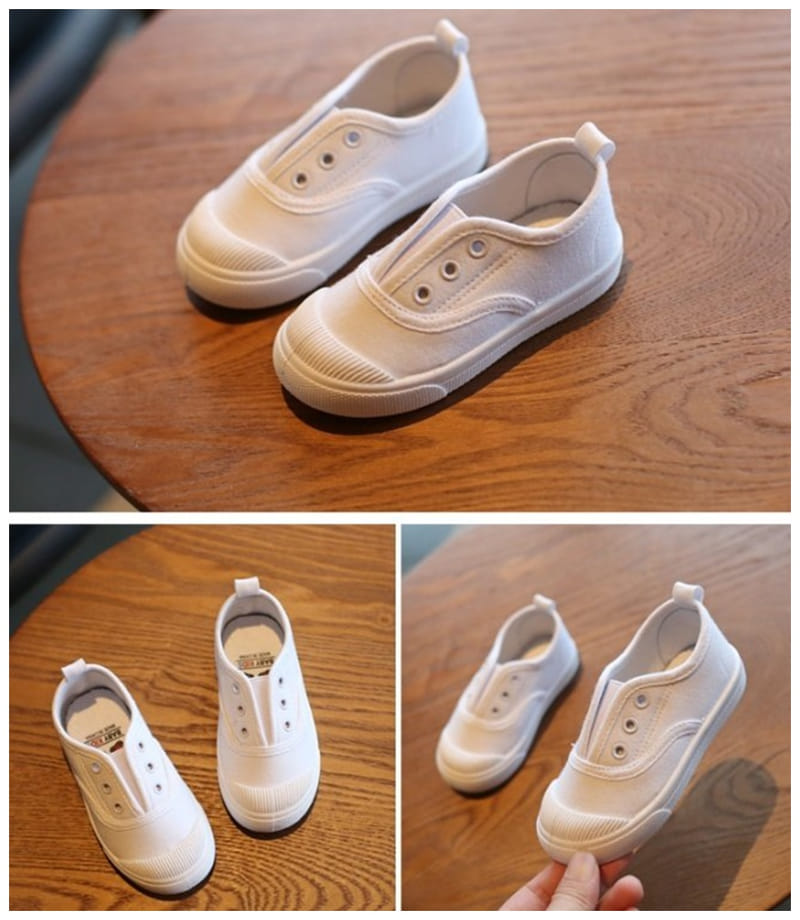 Miso - Korean Children Fashion - #childrensboutique - White Flats - 7