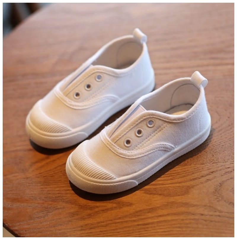 Miso - Korean Children Fashion - #minifashionista - White Flats - 3