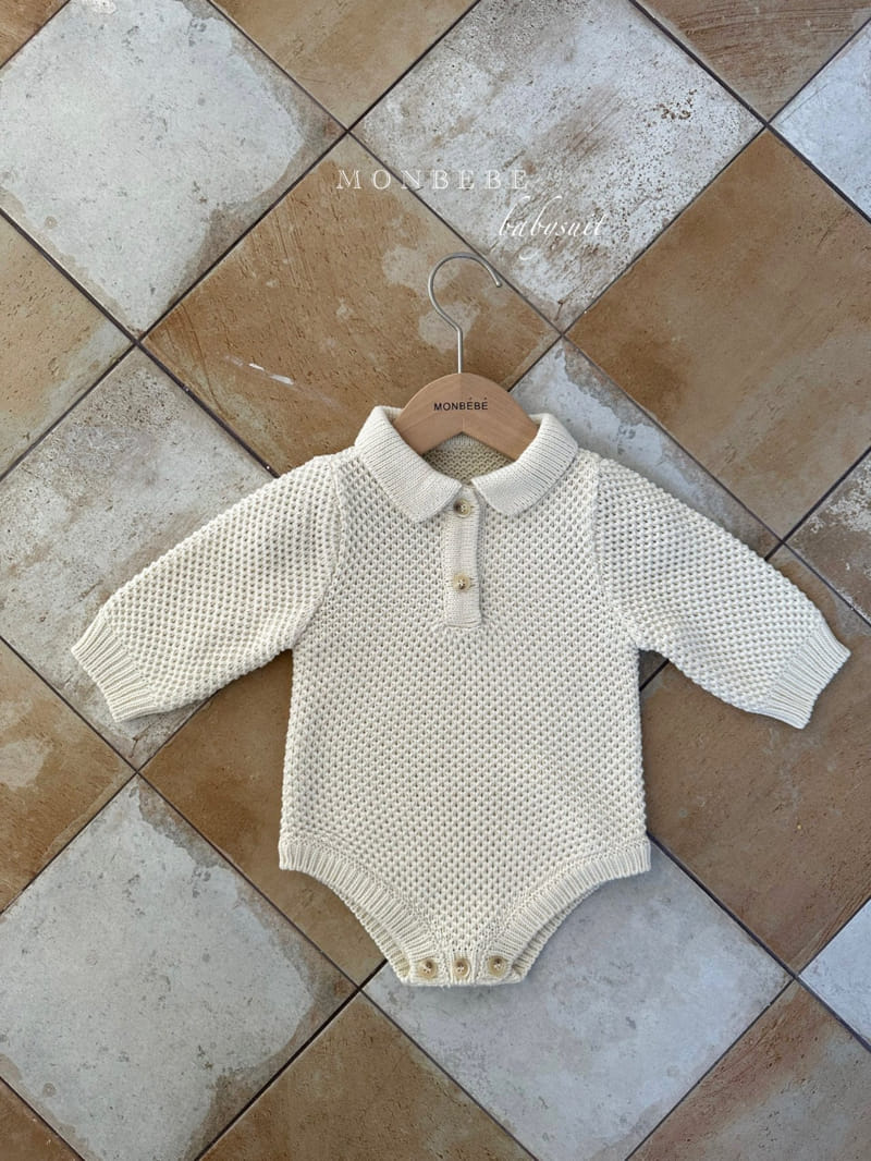 Monbebe - Korean Baby Fashion - #babyboutique - Roran Collar Bodysuit - 10