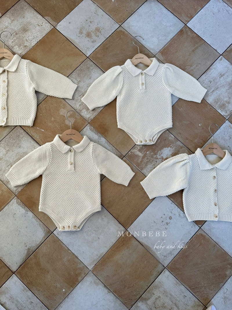 Monbebe - Korean Baby Fashion - #babyboutiqueclothing - Roran Collar Bodysuit - 11