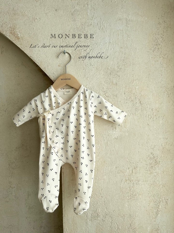 Monbebe - Korean Baby Fashion - #babywear - Cherry Barnie Bodysuit - 12