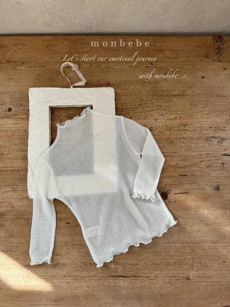 Monbebe - Korean Baby Fashion - #babywear - Rib Slim Turtleneck Tee - 3