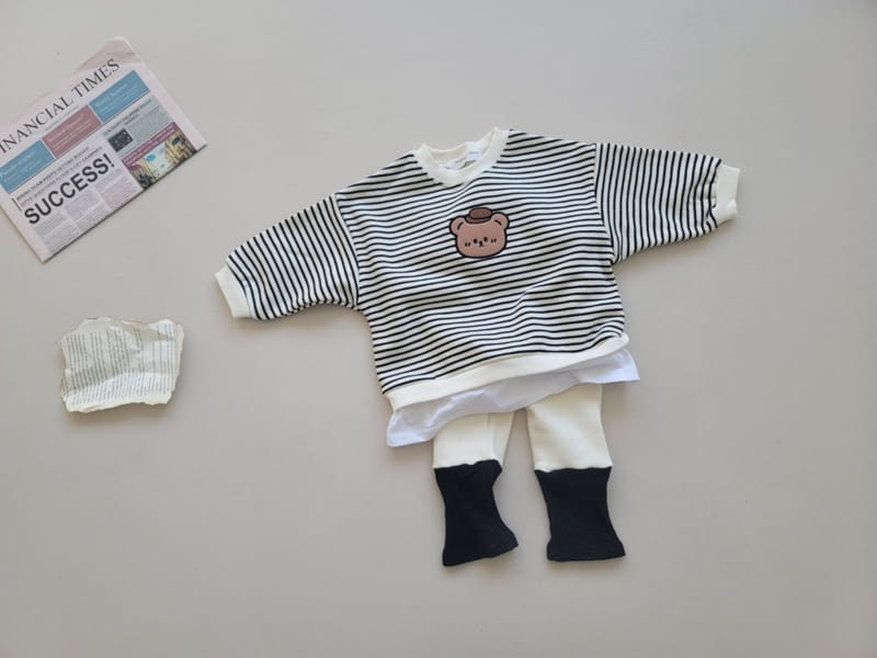 Moran - Korean Children Fashion - #discoveringself - Hat Bear Top Bottom Set