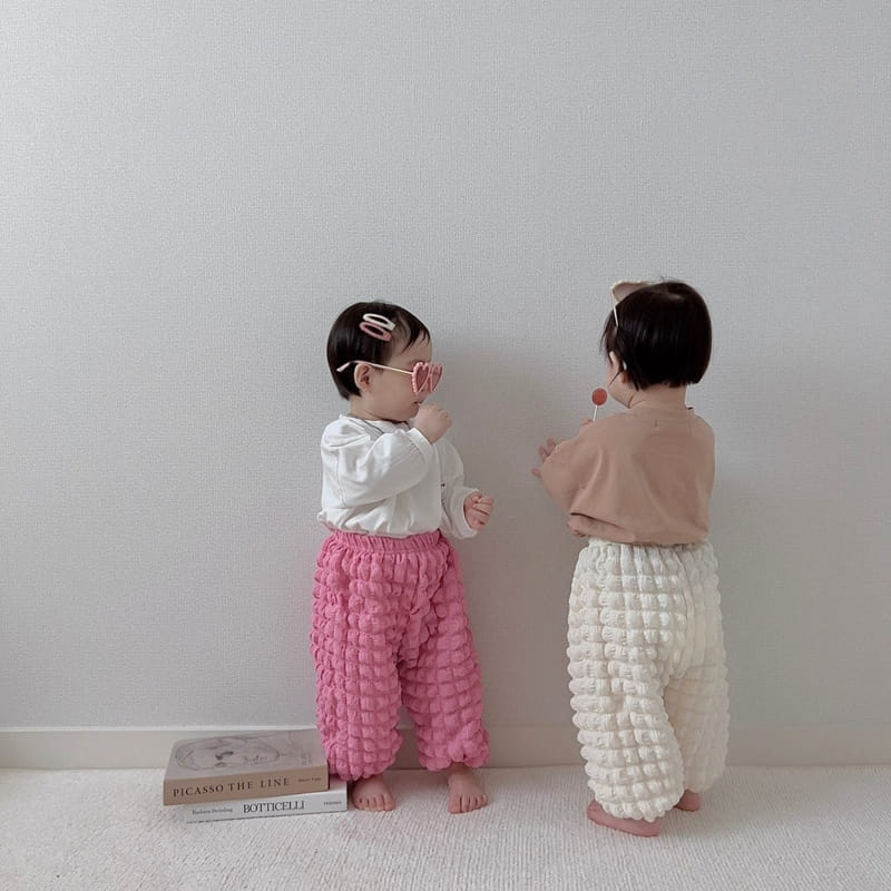 Moran - Korean Children Fashion - #fashionkids - Waffle Pants