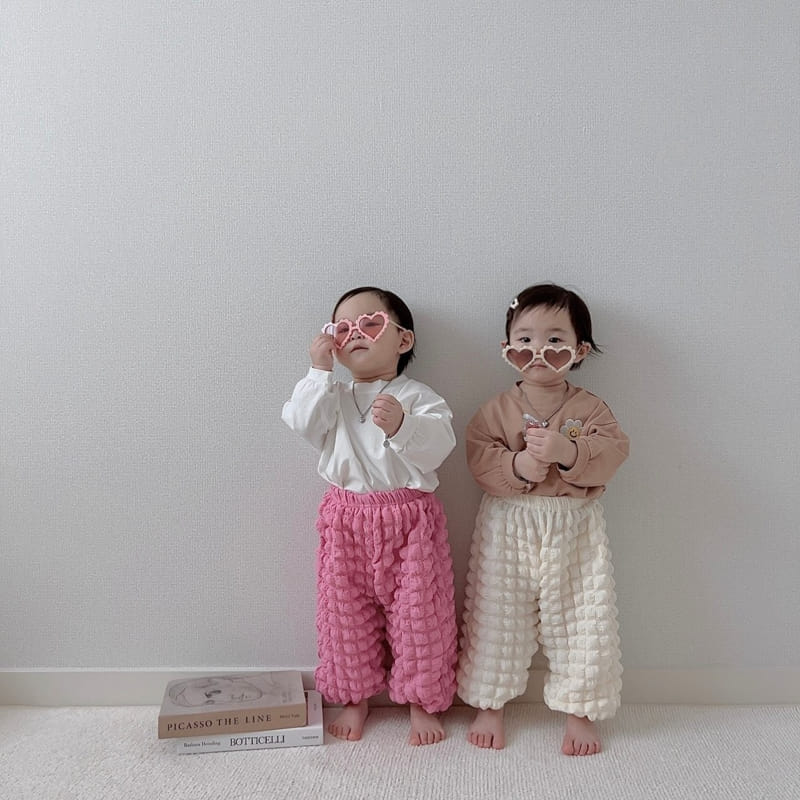 Moran - Korean Children Fashion - #magicofchildhood - Waffle Pants - 7