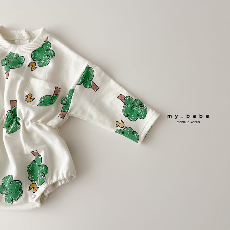 My Bebe - Korean Baby Fashion - #babyboutique - Print Banding Bodysuit - 10