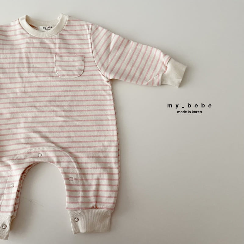 My Bebe - Korean Baby Fashion - #babyboutiqueclothing - Spring Stripes Bodysuit - 8