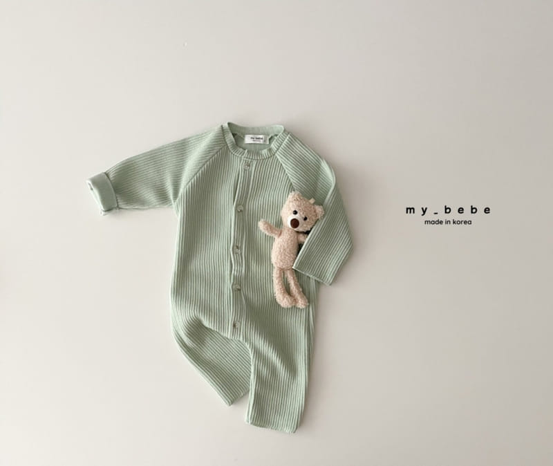 My Bebe - Korean Baby Fashion - #babyboutiqueclothing - Rib Bodysuit - 7