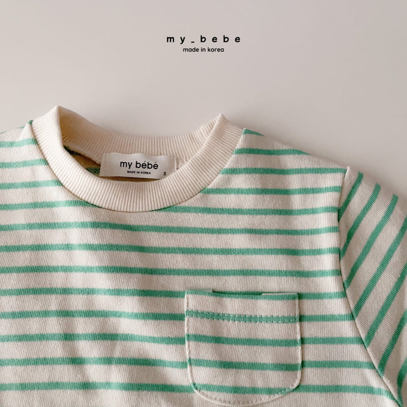 My Bebe - Korean Baby Fashion - #babyfashion - Spring Stripes Bodysuit - 10