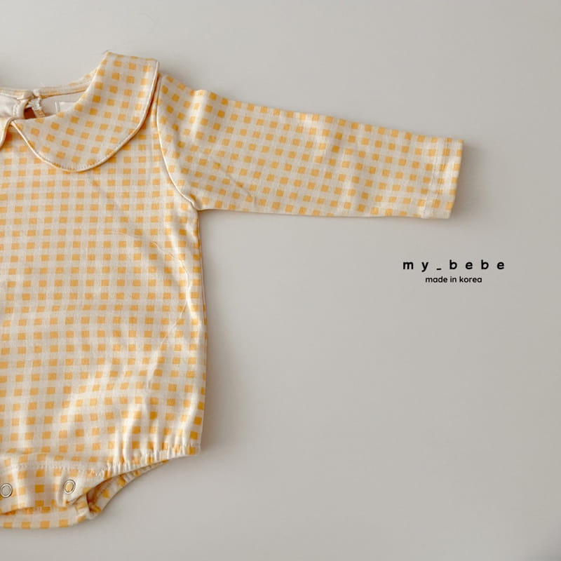 My Bebe - Korean Baby Fashion - #babylifestyle - Circle Collar Bodysuit - 10