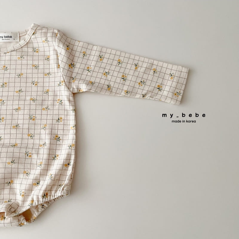 My Bebe - Korean Baby Fashion - #babylifestyle - Hairband Bodysuit Set - 9