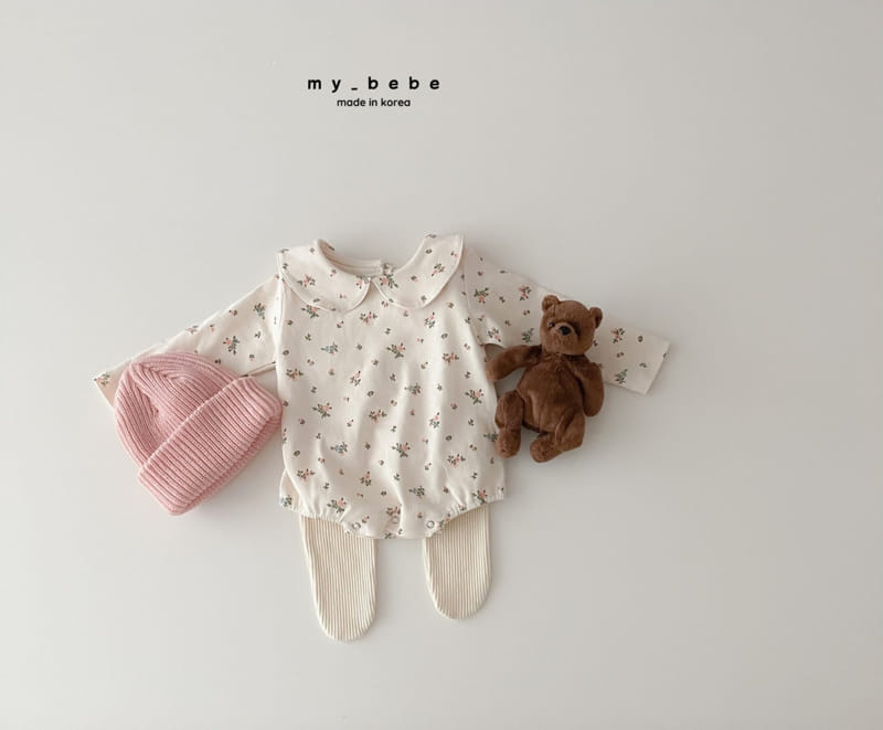 My Bebe - Korean Baby Fashion - #babyootd - Circle Collar Bodysuit - 12