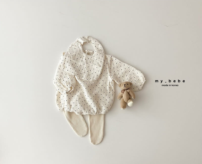 My Bebe - Korean Baby Fashion - #onlinebabyshop - Twist Bodysuit - 6