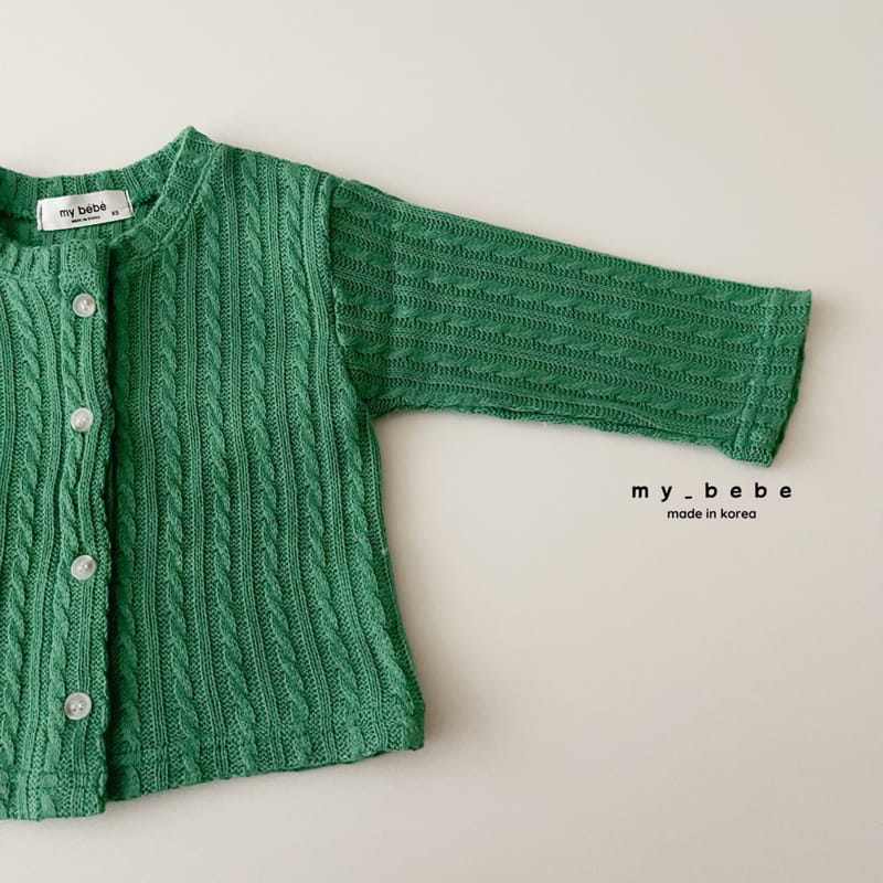 My Bebe - Korean Children Fashion - #Kfashion4kids - Spring Twist Cardigan - 11