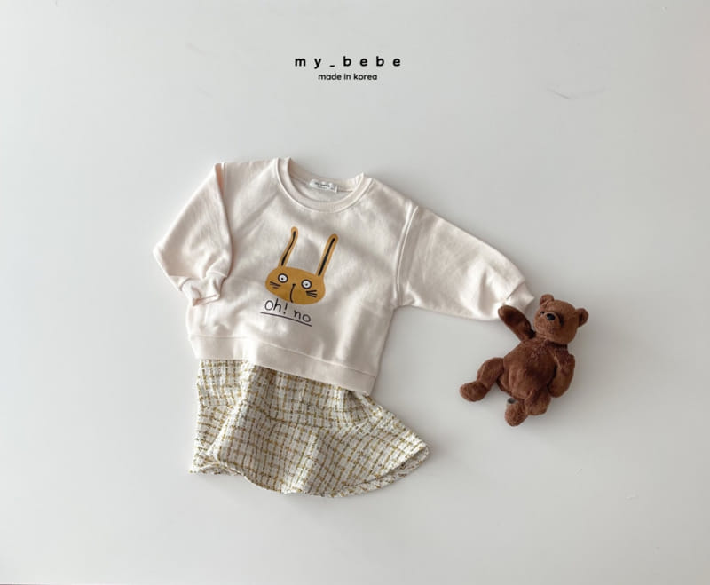 My Bebe - Korean Children Fashion - #Kfashion4kids - Rabbit Sweatshirt - 8