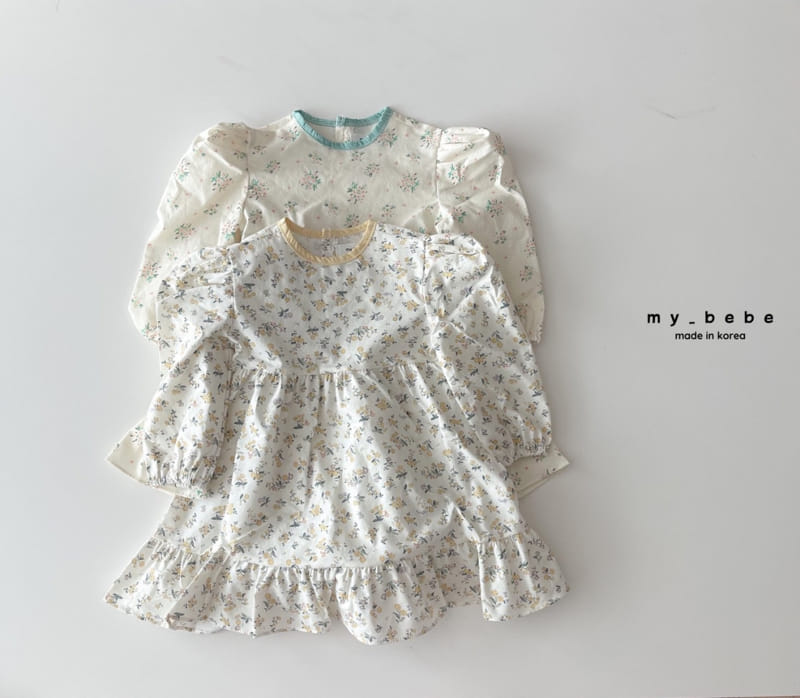 My Bebe - Korean Children Fashion - #childrensboutique - Check Piping One-piece