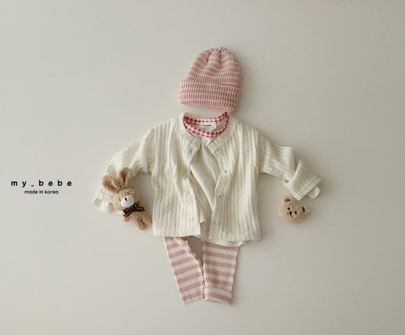 My Bebe - Korean Children Fashion - #childofig - Spring Twist Cardigan - 4