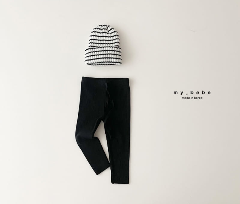 My Bebe - Korean Children Fashion - #designkidswear - Rib Leggings - 9