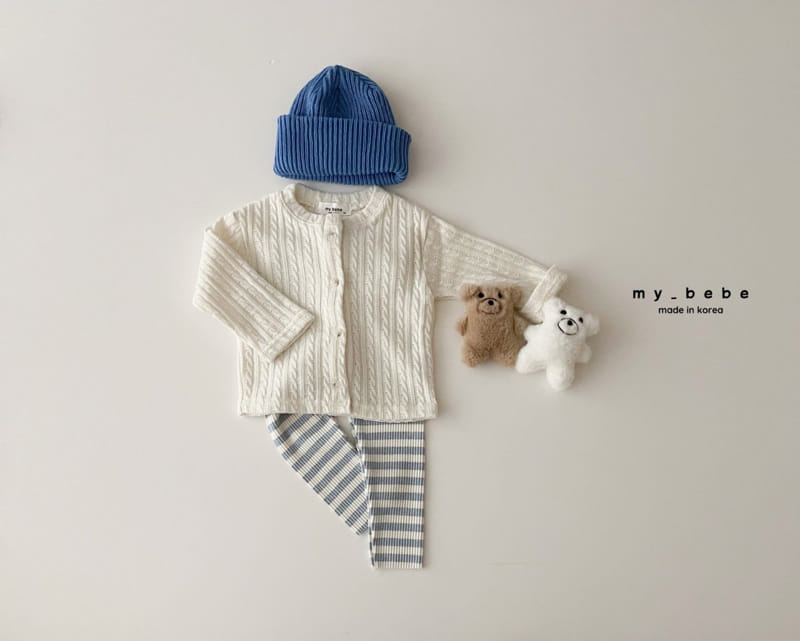 My Bebe - Korean Children Fashion - #discoveringself - Spring Twist Cardigan - 6