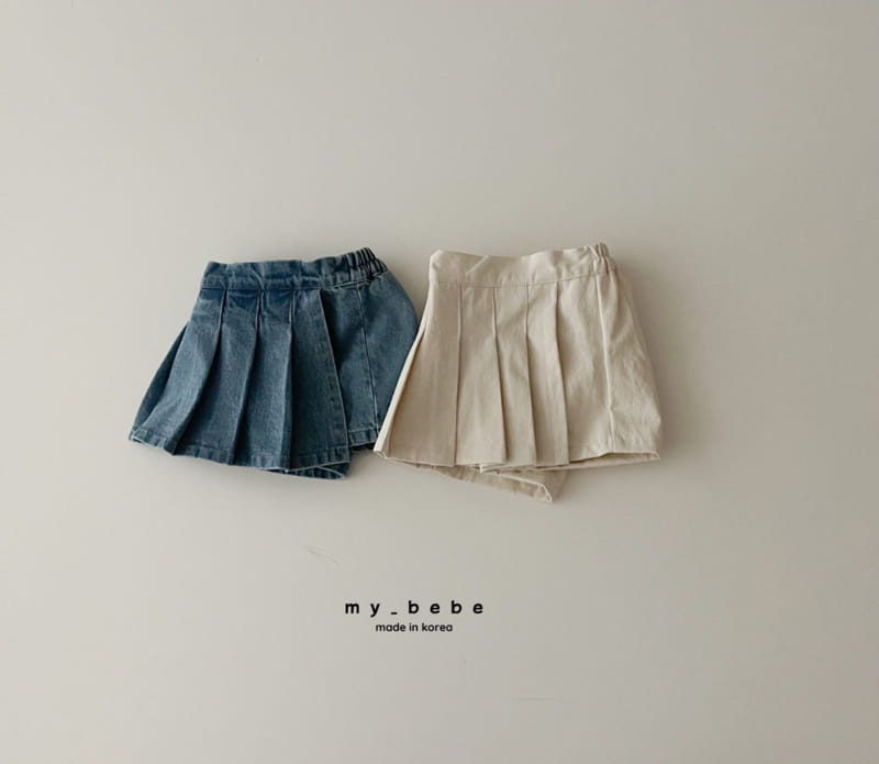 My Bebe - Korean Children Fashion - #fashionkids - Wrinkle Skirt Pants