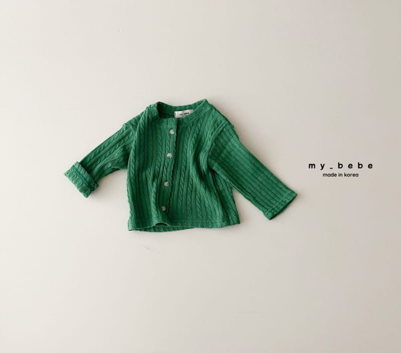 My Bebe - Korean Children Fashion - #fashionkids - Spring Twist Cardigan - 7