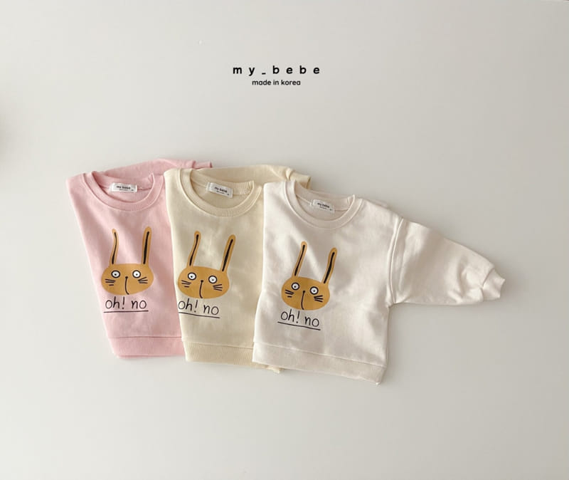 My Bebe - Korean Children Fashion - #discoveringself - Rabbit Sweatshirt - 4