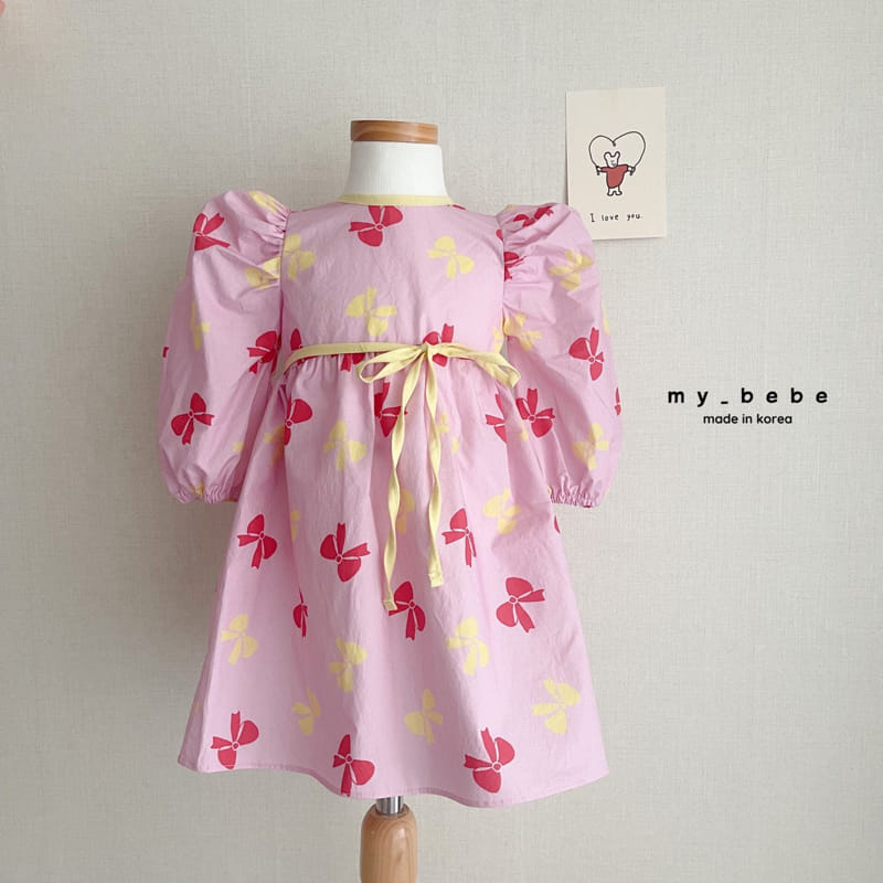 My Bebe - Korean Children Fashion - #littlefashionista - Color One-piece - 10