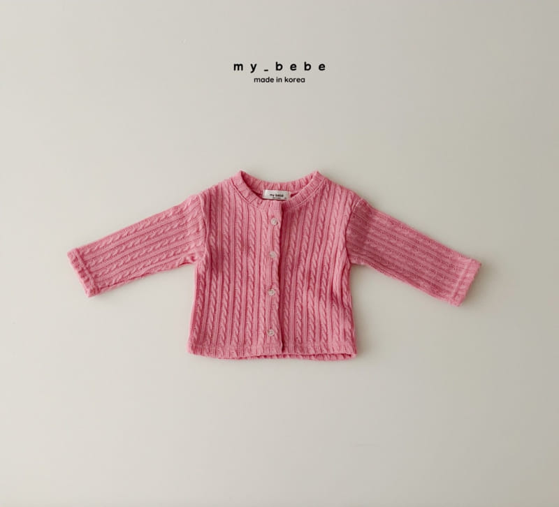 My Bebe - Korean Children Fashion - #littlefashionista - Spring Twist Cardigan - 12