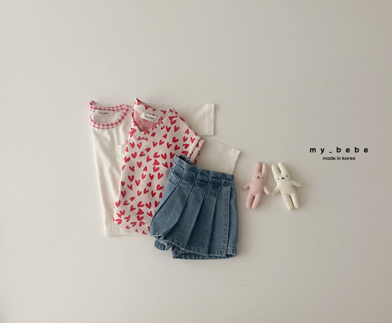 My Bebe - Korean Children Fashion - #magicofchildhood - Wrinkle Skirt Pants - 7