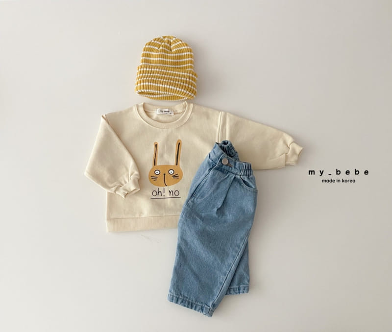 My Bebe - Korean Children Fashion - #magicofchildhood - Rabbit Sweatshirt - 10