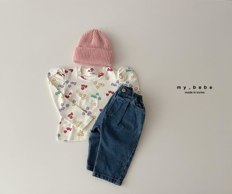 My Bebe - Korean Children Fashion - #magicofchildhood - Colorful Puff Tee - 8