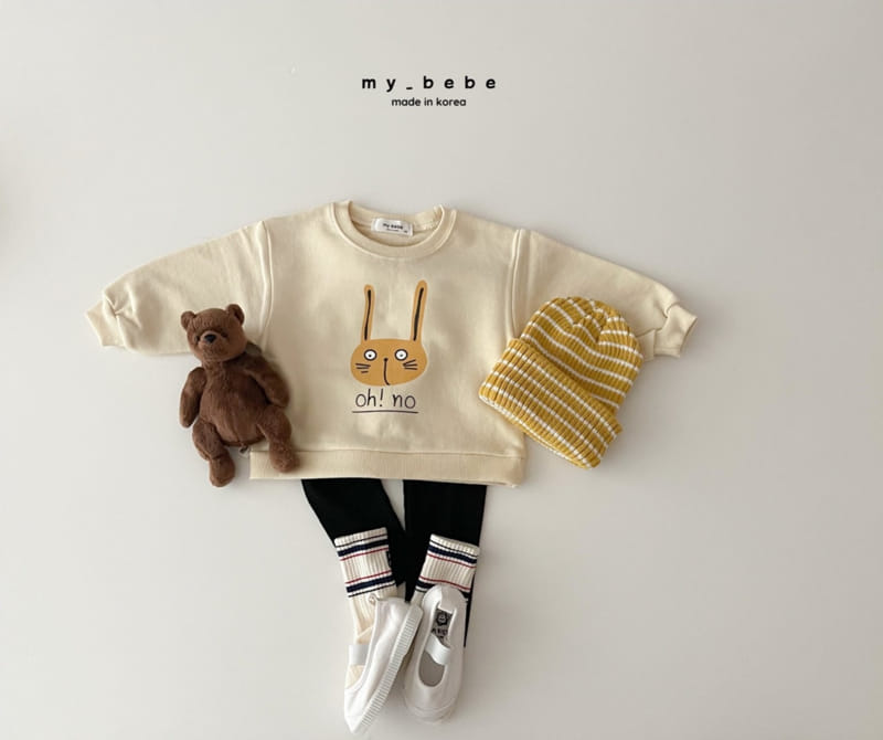 My Bebe - Korean Children Fashion - #minifashionista - Rabbit Sweatshirt - 11