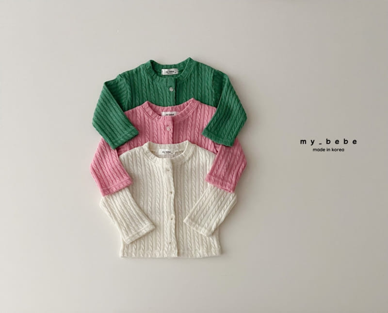 My Bebe - Korean Children Fashion - #prettylittlegirls - Spring Twist Cardigan