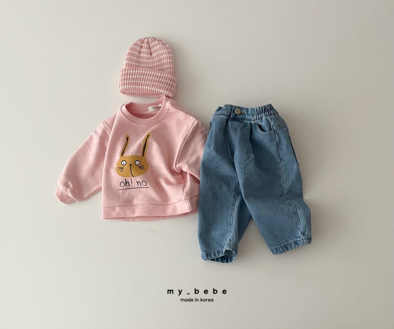 My Bebe - Korean Children Fashion - #prettylittlegirls - Rabbit Sweatshirt - 12