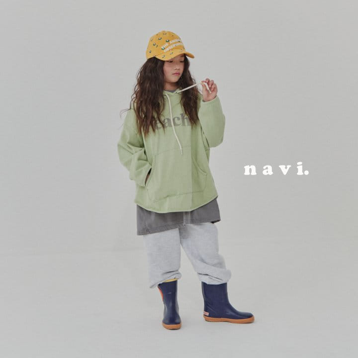 Navi - Korean Children Fashion - #prettylittlegirls - Peach Hoody Tee - 3