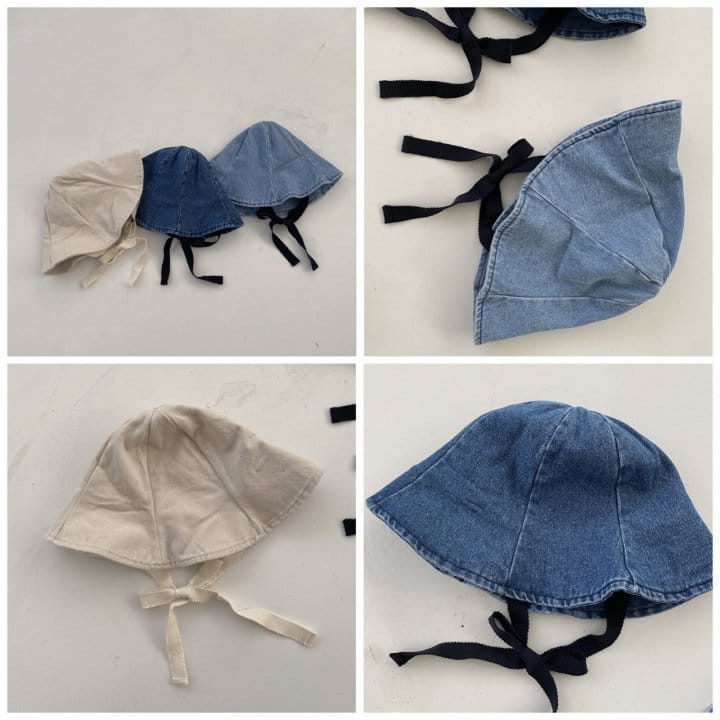 Nunubiel - Korean Children Fashion - #magicofchildhood - Denim  Hat - 2